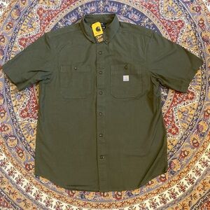 Carhartt Men’s Button Rugged Flex Down Heavy Duty Shirt